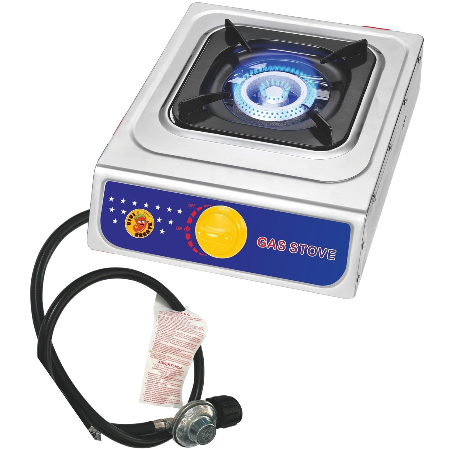 Amazon.com: Vivicreate Propane Gas Stove 10000 BTU Single Burner